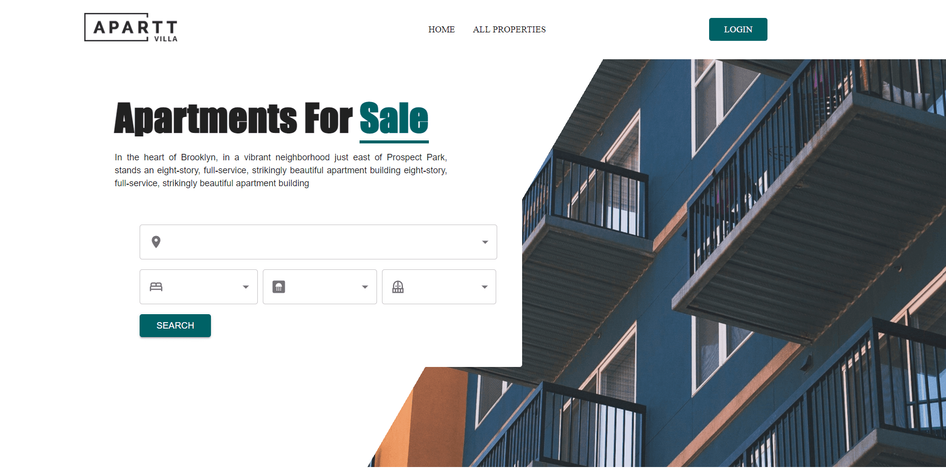 Screenshot of AparttVilla