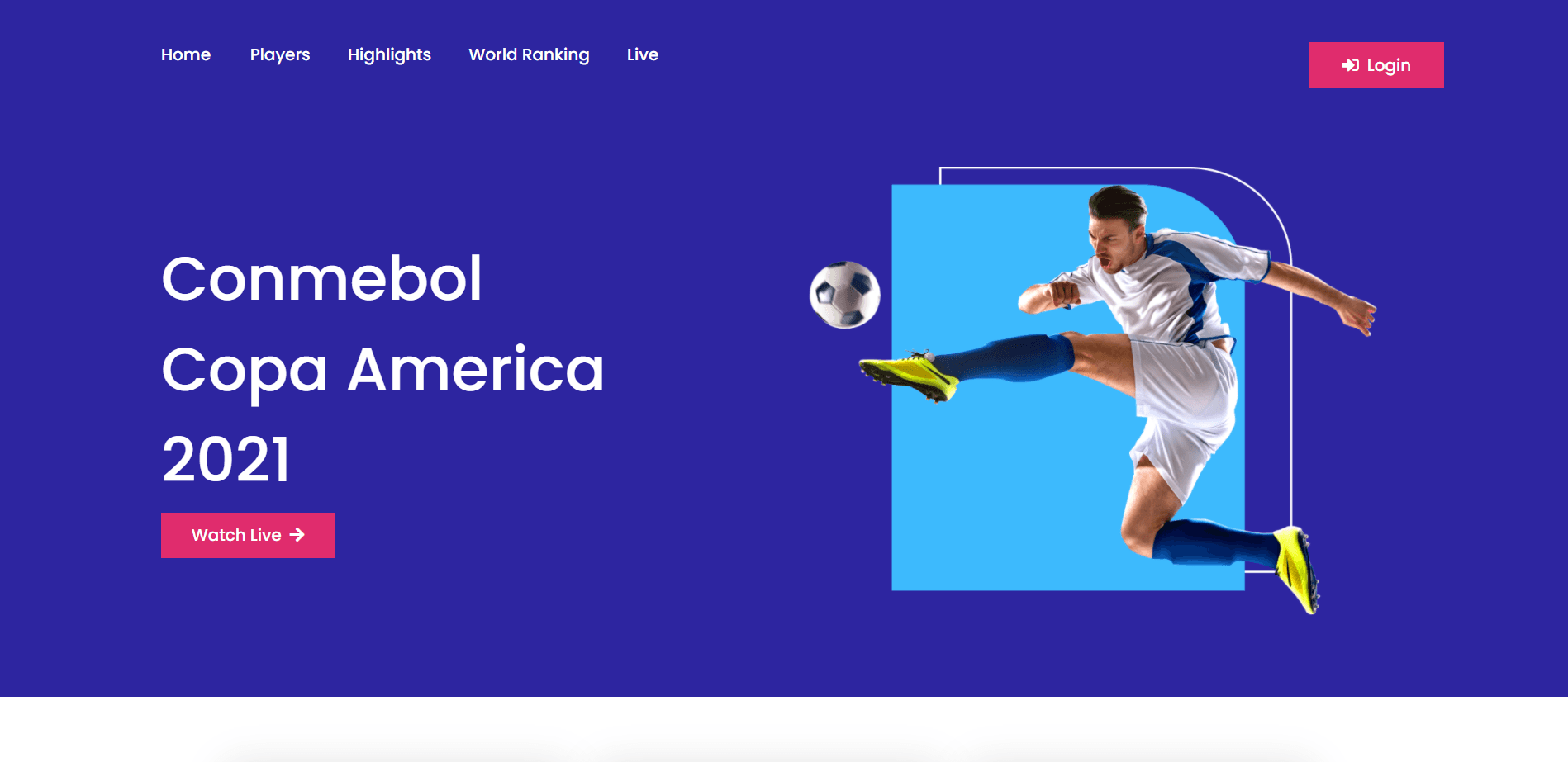 Screenshot of Copa-America